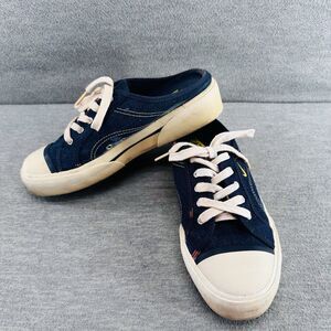 NIKE - Vintage Women’s 001101 Size 7.5 Blue Denim Slip On Sneakers Shoes B6